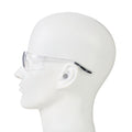 Frameless Safety Glasses, Anti-Scratch, Anti-Fog, Clear, 12 pairs