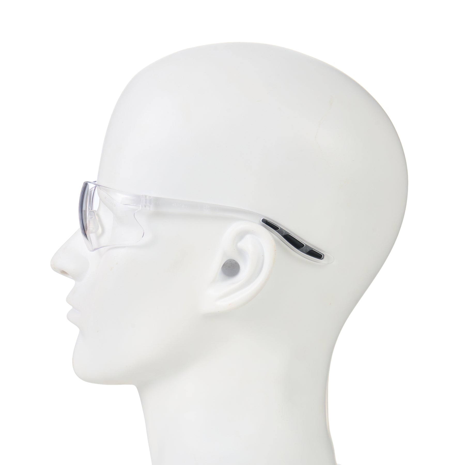 Frameless Safety Glasses, Anti-Scratch, Anti-Fog, Clear, 12 pairs