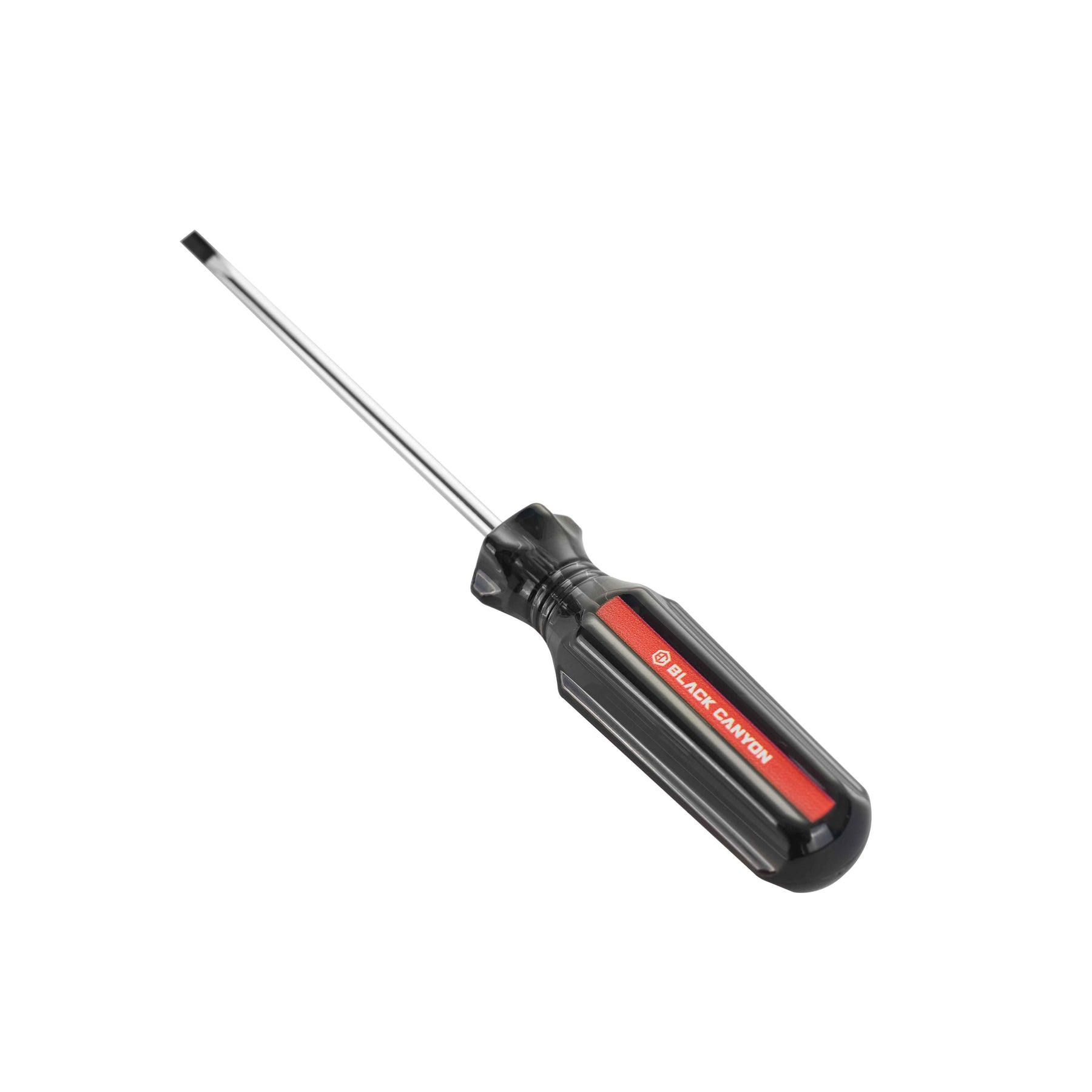Slotted Screwdriver, 1/8-inch Tip, 3-inch Shank, Hard Handle