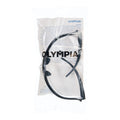 Safety Glasses, Half Frame, Anti-Scratch/Anti-Fog, Black, 1 pair