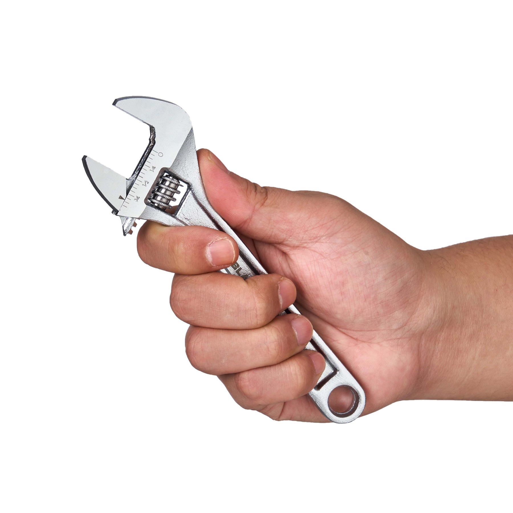 Adjustable Wrench, 6" Length, 15/16" Jaw Capacity