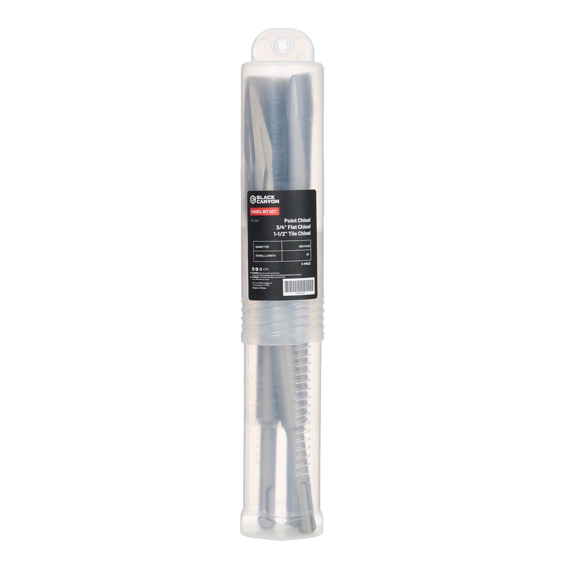 3-Piece Chisel bit Set, SDS-Plus