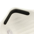 Disposable Bouffant Cap - Flat Style, Blue Thermoplastic, 21" Diameter, ANSI N Standards, Prop65 Warning, Pkg of 1000 PCS-1