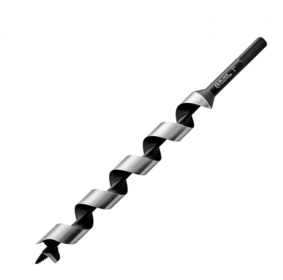 1 in x 12 in Auger Bits, 7/16 in Hex Shank, 1-Pack