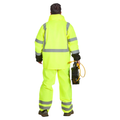 High-Visibility Rainsuit, ANSI Class 3, Lime, 2XL/3XL, Pkg of 1 Set