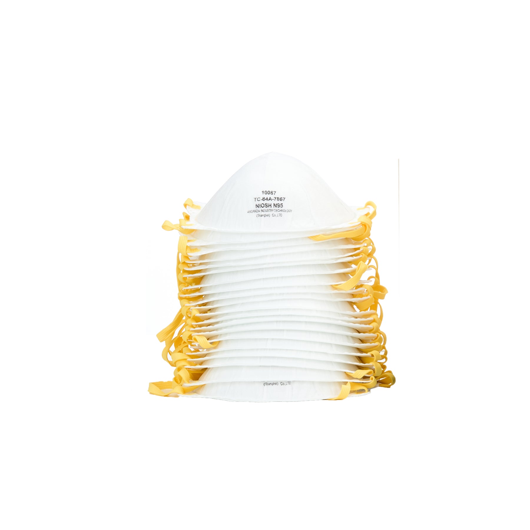 N95 Respirator, White, 20-Pack